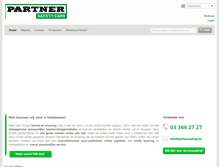 Tablet Screenshot of partnersafety.be